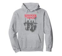 Stranger Things Silhouette Forest Logo Sweat à Capuche