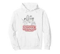 Stranger Things Sketch Group Logo Sweat à Capuche