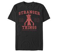 Stranger Things - ST COLLEGIATE Men's Crew neck Black L