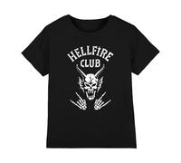 Stranger Things Stranger Things Hellfire Club Bones Kids T Shirt, Black T-Shirt Mixte Enfant (Lot de 1)