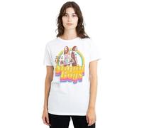 Stranger Things Stupid Boys T-Shirt Femme, Blanc, M