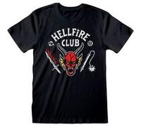 Stranger Things - T-Shirt Hellfire Club Logo Black - Taille XL G