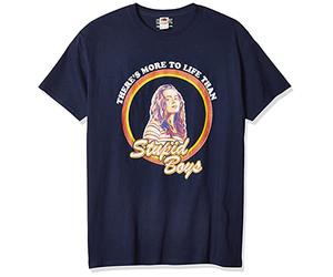 Stranger Things T-shirt pour homme Stranger Things Max More to Life Than Stupid, bleu marine, Taille M