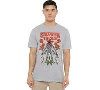 Stranger Things T-Shirt Unisexe Motif démogorgon, dés, Cannes et Cookies de Noël, bruyère athlétique, Athletic chiné, 5XL