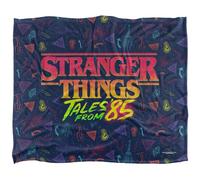 Stranger Things Tales from 85 Colour Logo Couverture Super Douce au Toucher Soyeux - 152 x 127 cm