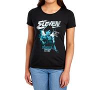 Stranger Things Tales from 85 Eleven Mono Womens T Shirt, Noir, S