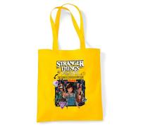 Stranger Things Tales From 85 Group Sac fourre-tout réutilisable Jaune 38 x 42 cm