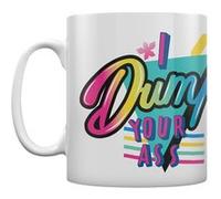 Stranger Things Tasse I Dump Your Ass blanc noir G