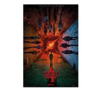 Grupo Erik - Poster Stranger Things Teaser Saison 4 - Deco Maison, Decoration Murale, Affiche Décorative