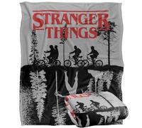 Stranger Things Upside Down Plaid Ultra Doux au Toucher Soyeux - 152 x 127 cm