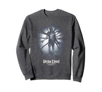 Stranger Things Vecna Lives Poster Sweatshirt, Unisexe pour Adultes, Chiné Foncé, XL