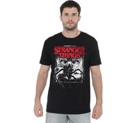 Stranger Things Vecna Mindflayer Poster T-Shirt Unisexe, Noir, M