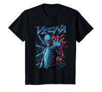Stranger Things Vecna One Hand Out Pose T-Shirt, Enfant, Noir, 12 Ans