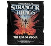 Stranger Things Vecna Rise Poster Silky Touch Super Soft Throw Blanket 152 X 127 Cm