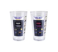 Stranger Things Verre changeant de couleur Officiellement licencié, Gobelet rétro avec figurines, Cadeau pour fans de films d'horreur