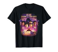 Stranger Things We Are Nerds & Freaks D&D Montage T-Shirt