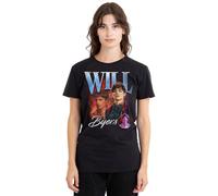 Stranger Things Will Homage Ladies T Shirt, Black, Small