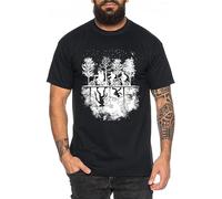 Stranger Upside Down T-Shirt Ladies Things Demogorgon Elfie Dustin Jane Hopper Black Manches Courtes(XX-Large)