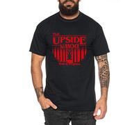 Stranger Visit - T-Shirt pour Homme Things Demogorgon Elfie Dustin Jane Hopper Upside Down TV blu-Ray DVD, Farbe2:Noir, Größe2:XX-Large
