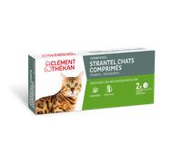 CLÉMENT THÉKAN Vermifuges Vers Plats Et Ronds Chat Comprimé(S) 2 pc(s)