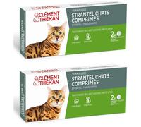 StrantelChatClémentThékanComprimépelliculésécable,anthelminthique.bt2x2 Comprimé(S) 2x2 pc(s)
