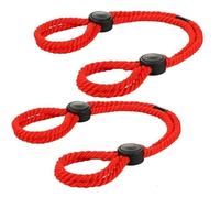 Strap de torsion réglable en nylon simple et doux, accessoires spéciaux pour la fixation, interaction entre les amants, cadeau de couple + Y10 (rouge)