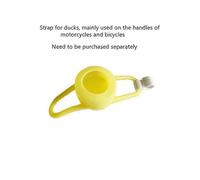(Strap for bicycle)Car Cute Little Yellow Duck With Helmet Propeller Wind-breaking Duck Auto Interior Decoration Car Ornaments Accessories Kids Toy