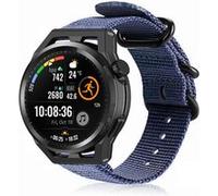 Strap-it Bracelet á boucle en nylon - compatible pour Huawei Watch GT Runner (bleu) G