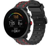 Strap-it Bracelet à boucle sport - compatible pour Polar Unite (noir/rouge) G