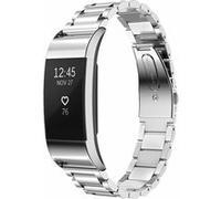Strap-it Bracelet acier - compatible pour Fitbit Charge 2 (argent) G