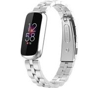 Strap-it Bracelet acier - compatible pour Fitbit Luxe (argent) G