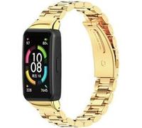 Strap-it Bracelet acier - compatible pour Huawei Band 6 (or) G