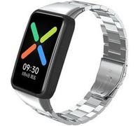 Strap-it Bracelet acier - compatible pour Oppo Watch Free (argent) G