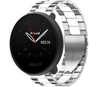 Strap-it Bracelet acier - compatible pour Polar Ignite 3 (argent/blanc) G