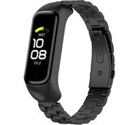 Strap-It Bracelet acier - compatible pour Samsung Galaxy Fit 2 (noir) G