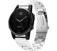 Strap-it Bracelet acier - compatible pour Samsung Galaxy WatchFenix 5s / 6s (argent) G