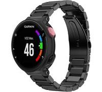 Strap-it Bracelet acier - compatible pour Samsung Galaxy WatchForerunner 235 (noir) G