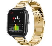Strap-it Bracelet acier - compatible pour Xiaomi - compatible pour Amazfit GTS (or) G