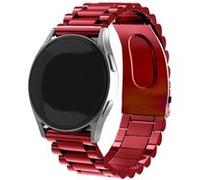 Strap-it Bracelet acier - compatible pour Xiaomi Mi Watch (vin rouge) G