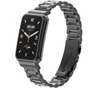 Strap-it Bracelet acier - compatible pour Xiaomi Smart Band 7 Pro (noir) G