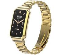 Strap-it Bracelet acier - compatible pour Xiaomi Smart Band 7 Pro (or) G