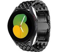 Strap-it Bracelet acier dragon - compatible pour Samsung Galaxy Watch 5 - 40mm (noir) G