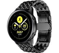 Strap-it Bracelet acier dragon - compatible pour Samsung Galaxy Watch Active (noir) G