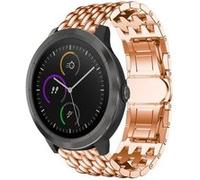 Strap-it Bracelet acier dragon - compatible pour Samsung Galaxy WatchVivoactive 3 (or rose) G