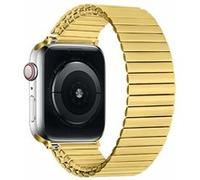 Strap-it Bracelet acier extensible - compatible pour Apple Watch Ultra (or) - 49mm - (S/M) G