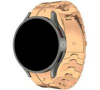 Strap-it Bracelet acier fer - compatible pour Samsung Galaxy Watch 6 - 44mm (or rose) G