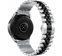 Strap-it Bracelet acier Jubilee - compatible pour Huawei Watch GT Runner (argent/noir) G