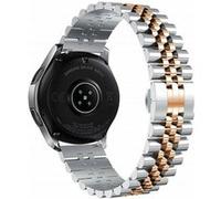 Strap-it Bracelet acier Jubilee - compatible pour Polar Ignite 2 (argent/or rose) G