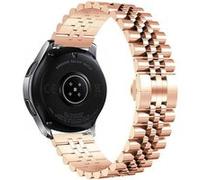 Strap-it Bracelet acier Jubilee - compatible pour Polar Ignite 2 (or rose) G