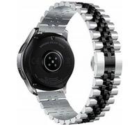 Strap-it Bracelet acier Jubilee - compatible pour Samsung Gear S3 (argent/noir) G